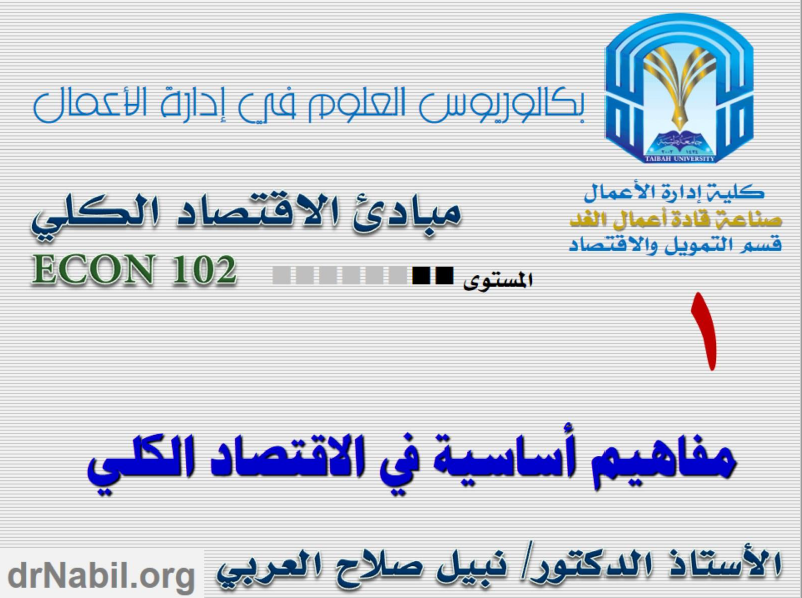 اقتصاد كلي