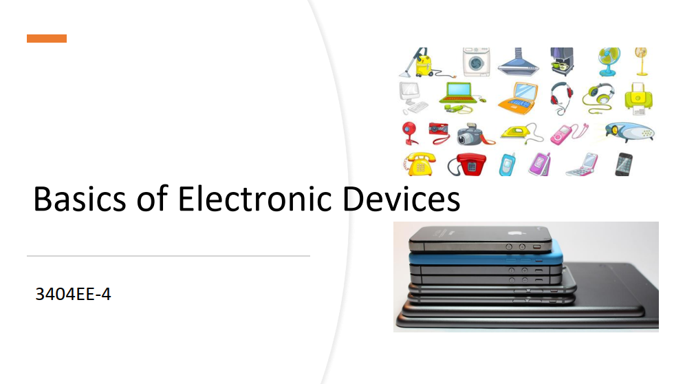 أساسيات الأجهزة الالكترونية